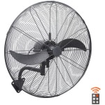 TELEMAX FW-75/ER3 Ανεμιστήρας Επιτοίχιος με Τηλεχειριστήριο Φ76 ΕΩΣ 12 ΔΟΣΕΙΣ