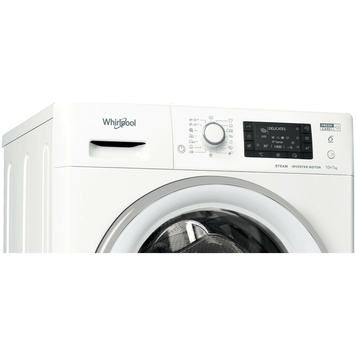 WHIRLPOOL FWDD 1071682 WSV EU N Πλυντήριο/Στεγνωτήριο Ρούχων 10kg/7kg A(E/D) ΕΩΣ 12 ΔΟΣΕΙΣ - Image 2