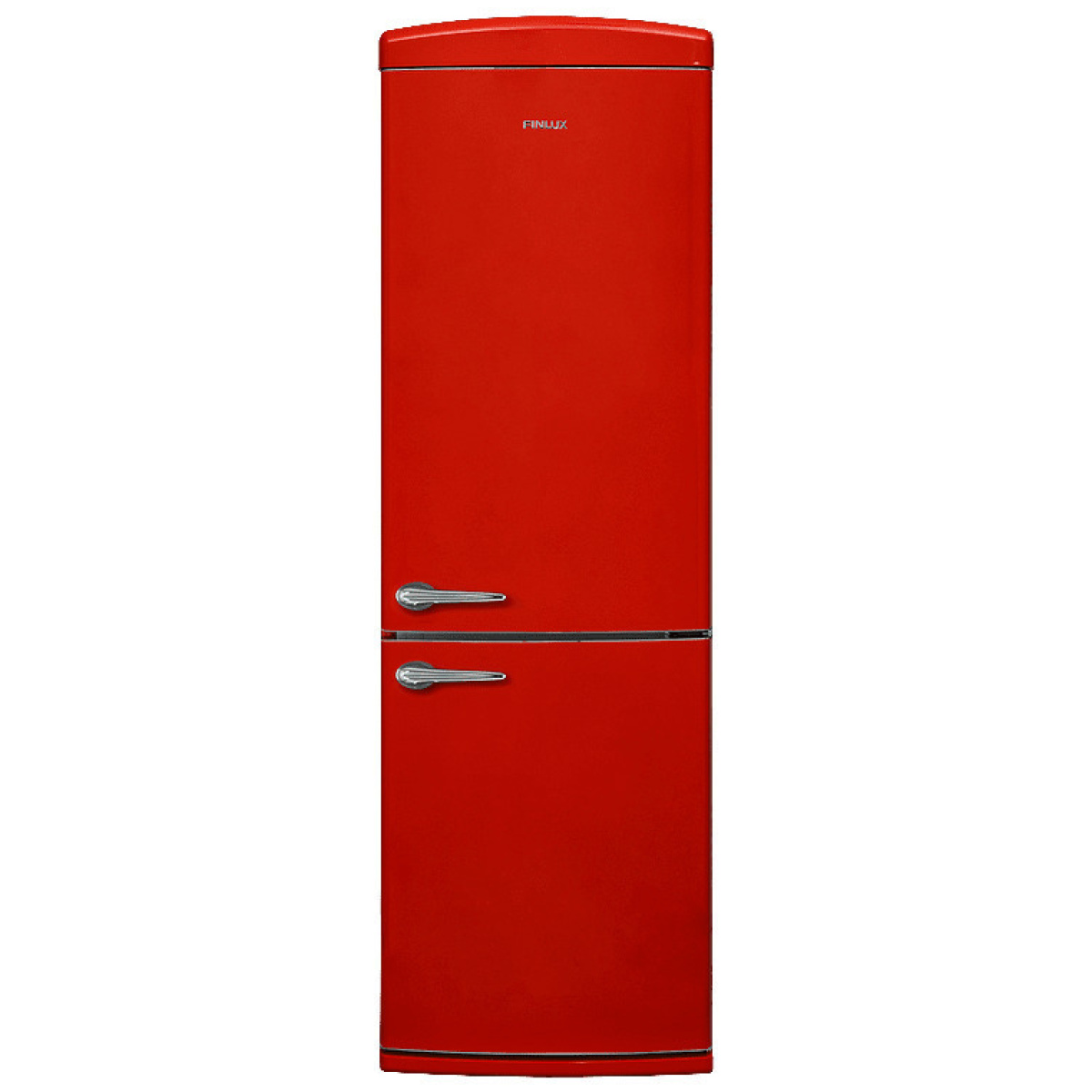 FINLUX FXCARE 37301 Retro Ψυγειοκαταψύκτης 331lt NoFrost Κόκκινος F ΕΩΣ 12 ΔΟΣΕΙΣ - Image 1