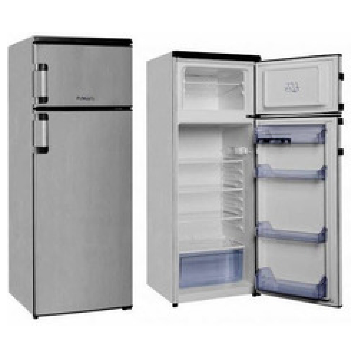 FINLUX FXRA 2655IX Ψυγείο Δίπορτο Inox Α+ ΕΩΣ 12 ΔΟΣΕΙΣ - Image 1