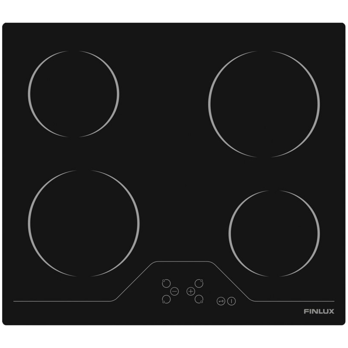 FINLUX FXVT 64 Κεραμική Εστία Αυτόνομη 58.5x54cm ΕΩΣ 12 ΔΟΣΕΙΣ - Image 1