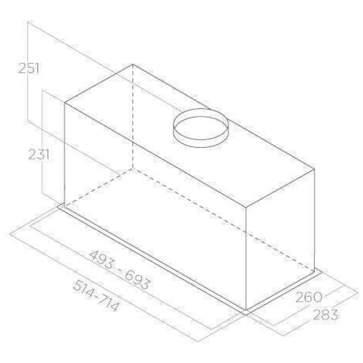 Elica Fold GR/A/52 Μηχανισμός Απορρόφησης 51cm Inox ΕΩΣ 12 ΔΟΣΕΙΣ - Image 3