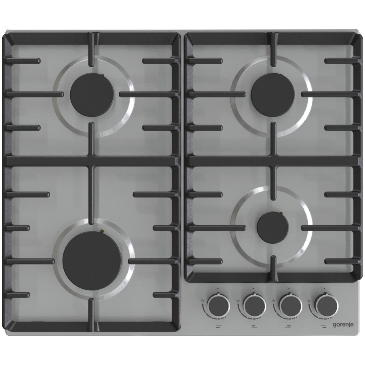 GORENJE G642ABX Εστία Αερίου Άνω Πάγκου Inox (4 χρόνια Εγγύηση) ΕΩΣ 12 ΔΟΣΕΙΣ - Image 1
