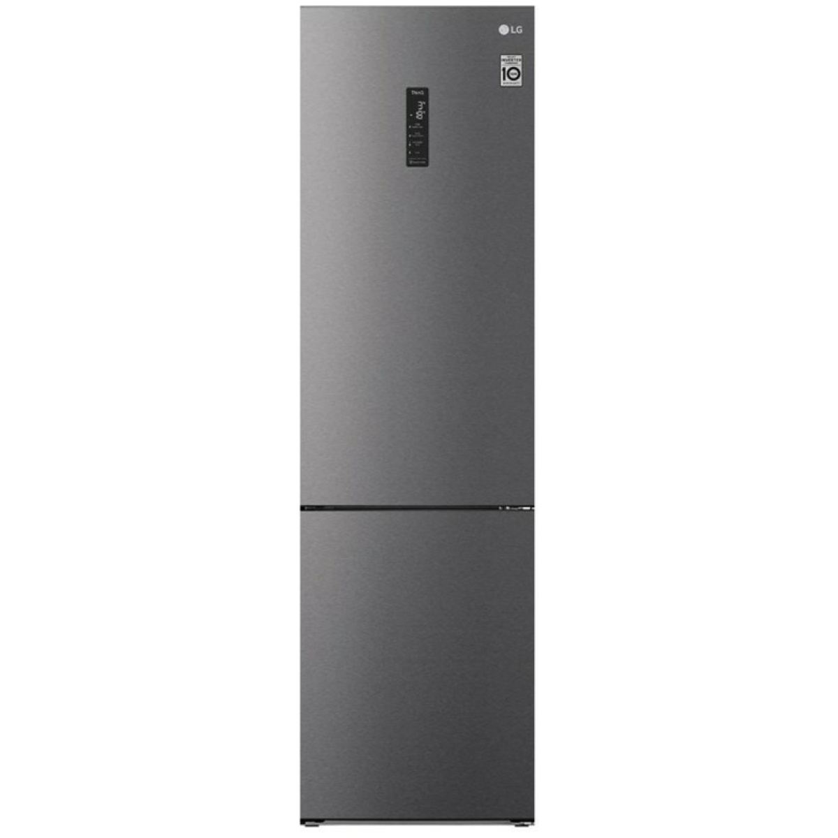 LG GBB62DSHEC Ψυγειοκαταψύκτης 384lt Total NoFrost Υ203xΠ59.5xΒ68.2εκ. Inox D ΕΩΣ 12 ΔΟΣΕΙΣ - Image 1