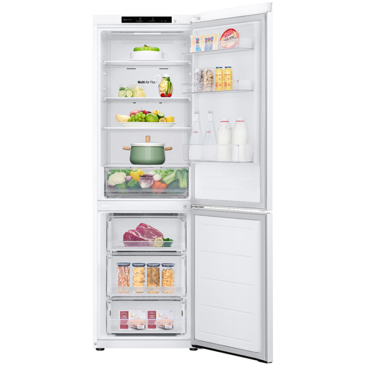 LG GBV21L0ESW Ψυγειοκαταψύκτης Τεχνολογίας No Frost DoorCooling+™, 344lt, Λευκός (ΕΩΣ 12 ΔΟΣΕΙΣ) - Image 2