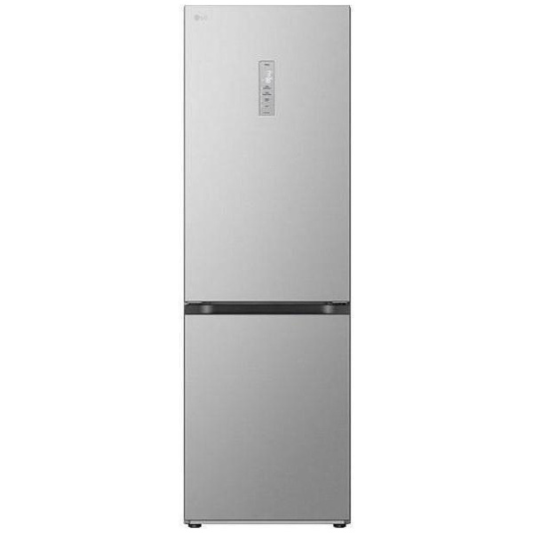 LG GBV5150DPY Ψυγειοκαταψύκτης Total NoFrost Υ186xΠ59.5xΒ68.2εκ. Inox, D (ΕΩΣ 12 ΔΟΣΕΙΣ)
