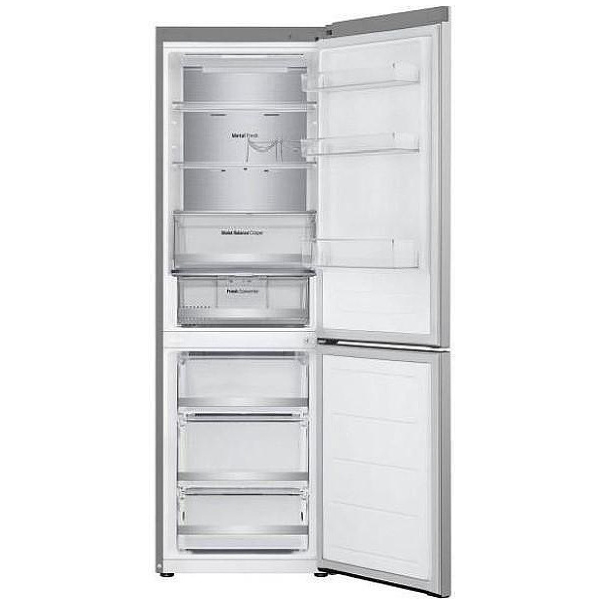 LG GBV5150DPY Ψυγειοκαταψύκτης Total NoFrost Υ186xΠ59.5xΒ68.2εκ. Inox, D (ΕΩΣ 12 ΔΟΣΕΙΣ) - Image 2