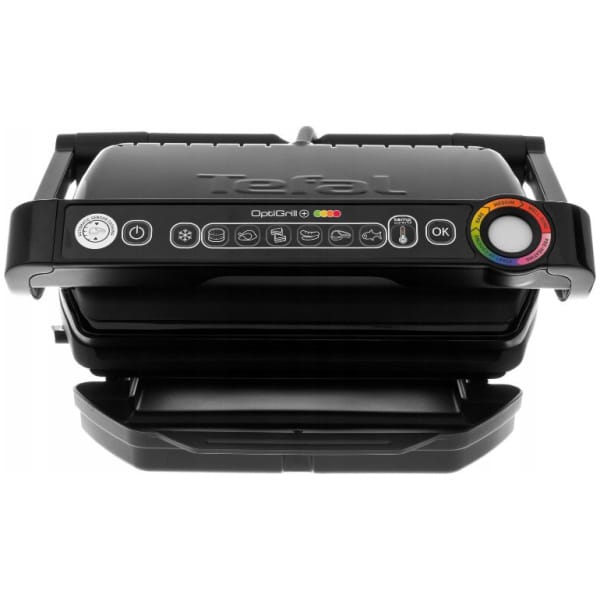 Tefal Optigrill+ GC712 Τοστιέρα Γκριλιέρα με Αποσπώμενες Πλάκες 2000W Μαύρη ΕΩΣ 12 ΔΟΣΕΙΣ