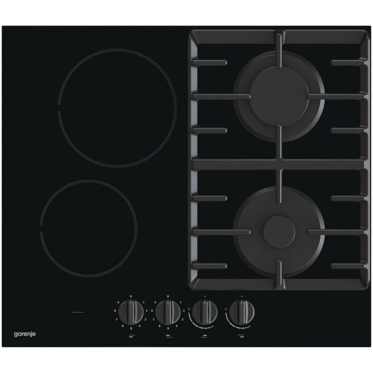 GORENJE GCE691BSC Εστία Αερίου & Ρεύματος Άνω Πάγκου ΕΩΣ 12 ΔΟΣΕΙΣ - Image 1