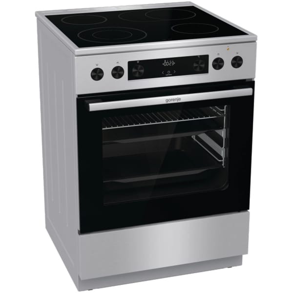 GORENJE GECS6C70XPA Κουζίνα 71lt με Κεραμικές Εστίες Π60εκ. Inox ΕΩΣ 12 ΔΟΣΕΙΣ