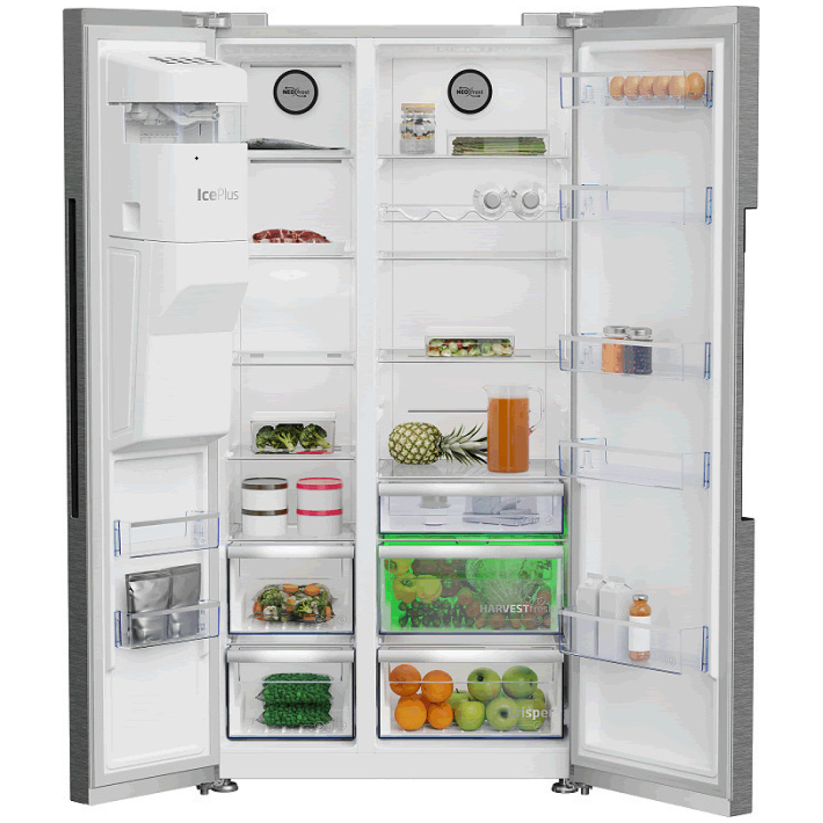 BEKO GN 162341 XBN Ψυγείο Ντουλάπα 571lt NoFrost Inox E ΕΩΣ 12 ΔΟΣΕΙΣ - Image 2