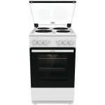 Gorenje GE5A41WH Κουζίνα 70lt με Εμαγιέ Εστίες Π50εκ. Λευκή ΕΩΣ 12 ΔΟΣΕΙΣ
