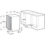 Gorenje GV520E10 Πλήρως Εντοιχιζόμενο Πλυντήριο Πιάτων για 11 Σερβίτσια Π44.8xY81.5εκ. Λευκό ΕΩΣ 12 ΔΟΣΕΙΣ - Image 3