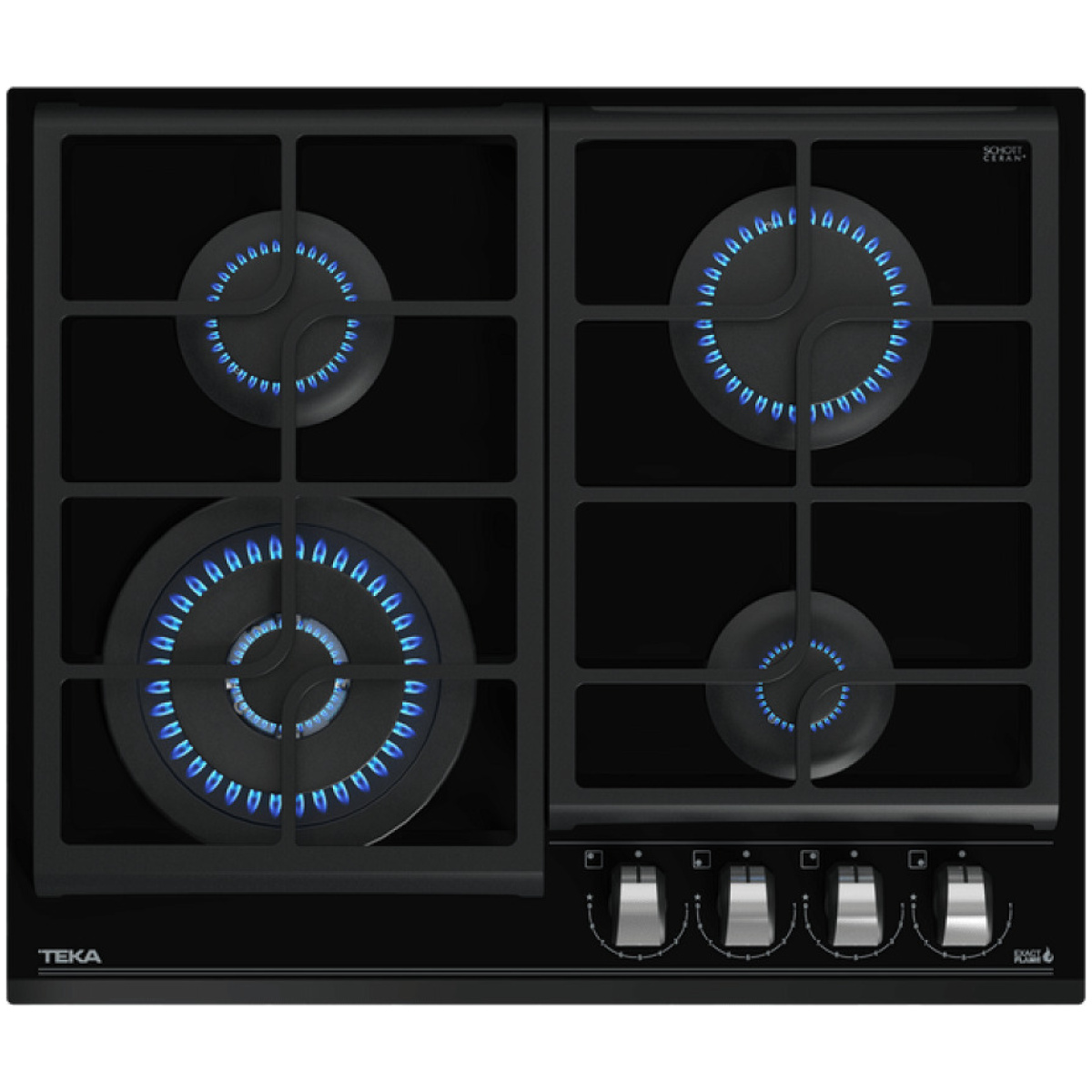 TEKA GZC 64320 XBA Εστία Αερίου Άνω Πάγκου 60x51cm ΕΩΣ 12 ΔΟΣΕΙΣ - Image 1