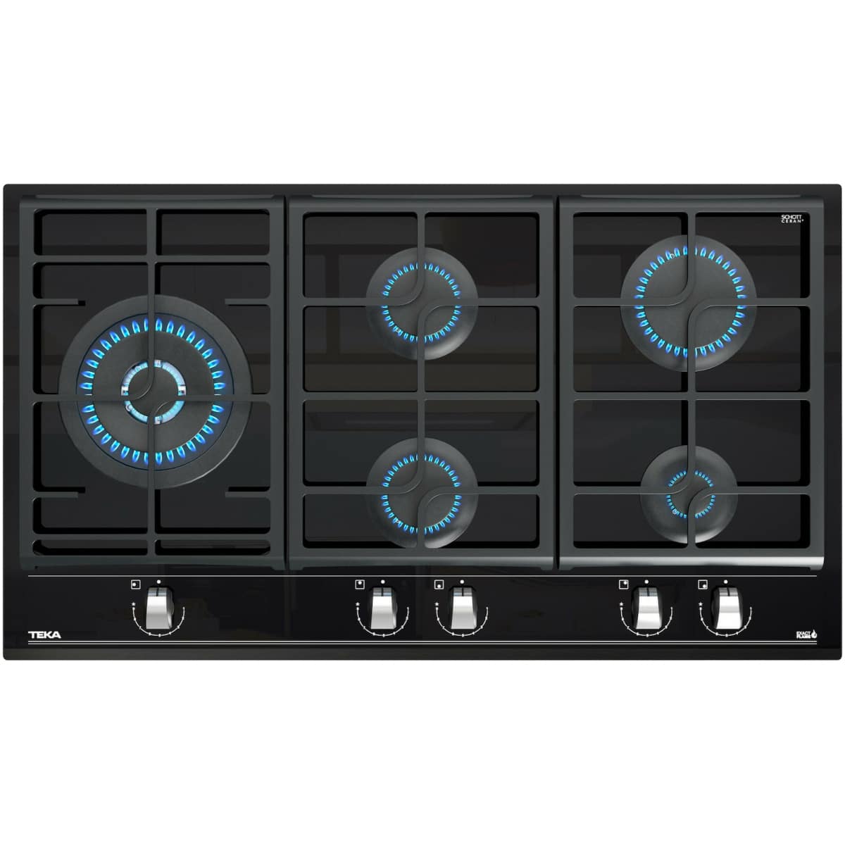 TEKA GZC 95320 Εστία Αερίου Αυτόνομη 90x51cm ΕΩΣ 12 ΔΟΣΕΙΣ - Image 1