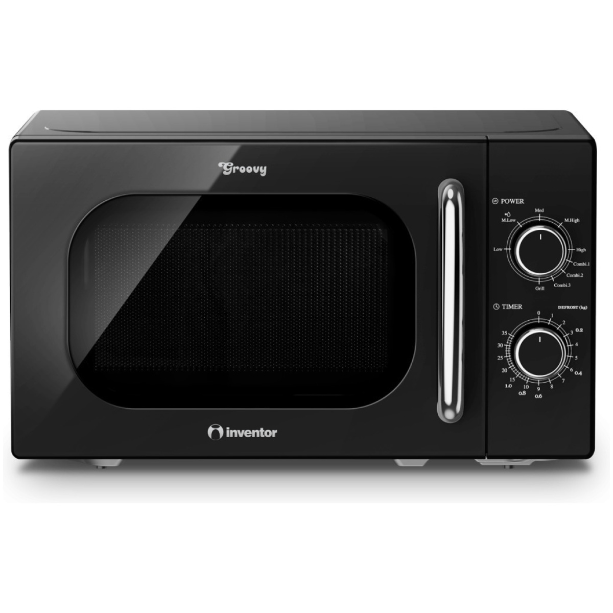 Inventor MWOR-20LB Black Φούρνος Μικροκυμάτων με Grill ΕΩΣ 12 ΔΟΣΕΙΣ - Image 1