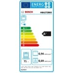 Bosch HBA272BB3 Φούρνος άνω Πάγκου 71lt χωρίς Εστίες Π59.4εκ. Μαύρος Με Πυρόλυση - Image 9