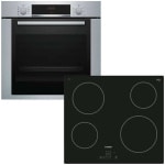 BOSCH HBA3140S0 + PKE611B17E Φούρνος 71lt άνω Πάγκου με Εστίες Κεραμικές A ΕΩΣ 12 ΔΟΣΕΙΣ