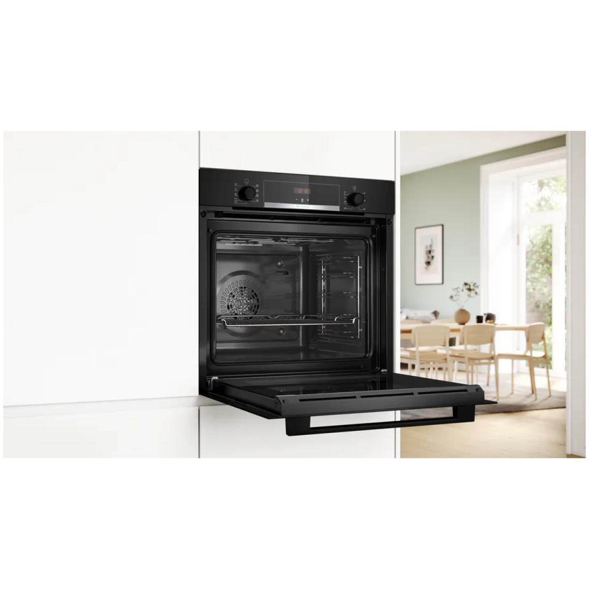 Bosch HBA514BB3 Φούρνος άνω Πάγκου 71lt χωρίς Εστίες Π59.4εκ. Μαύρος (ΕΩΣ 12 ΔΟΣΕΙΣ) - Image 4