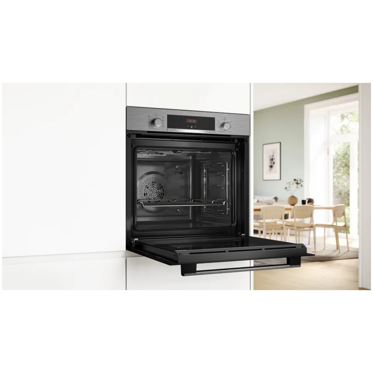 Bosch HBA514BS3 Φούρνος άνω Πάγκου 71lt χωρίς Εστίες Π59.4εκ. Inox (ΕΩΣ 12 ΔΟΣΕΙΣ) - Image 3