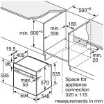 Bosch HBA534ES3 Φούρνος άνω Πάγκου 71lt χωρίς Εστίες Π59.4εκ. Inox (ΕΩΣ 12 ΔΟΣΕΙΣ) - Image 3