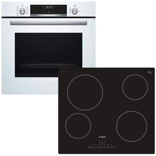 BOSCH HBA5570W0 + PKE611FP1E Φούρνος 71lt άνω Πάγκου με Εστίες Κεραμικές A ΕΩΣ 12 ΔΟΣΕΙΣ