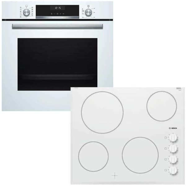 BOSCH HBA5570W0 + PKE652CA1E Φούρνος 71lt άνω Πάγκου με Εστίες Κεραμικές A ΕΩΣ 12 ΔΟΣΕΙΣ