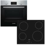 BOSCH HBF134ES1 + PKE611B17E Φούρνος άνω Πάγκου 66lt με Εστίες Κεραμικές A ΕΩΣ 12 ΔΟΣΕΙΣ