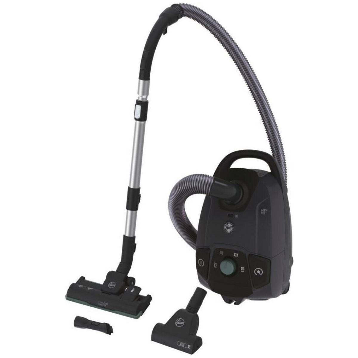 Hoover HE321PAF 011 Ηλεκτρική Σκούπα 850W με Σακούλα 4lt Μαύρη (ΕΩΣ 12 ΔΟΣΕΙΣ) - Image 1
