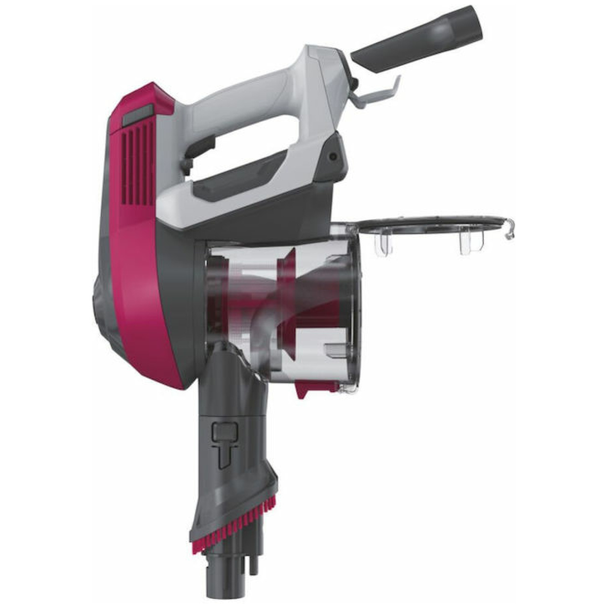 Hoover HF110P 011 Επαναφορτιζόμενη Σκούπα Stick & Χειρός 22V Γκρι (ΕΩΣ 12 ΔΟΣΕΙΣ) - Image 6