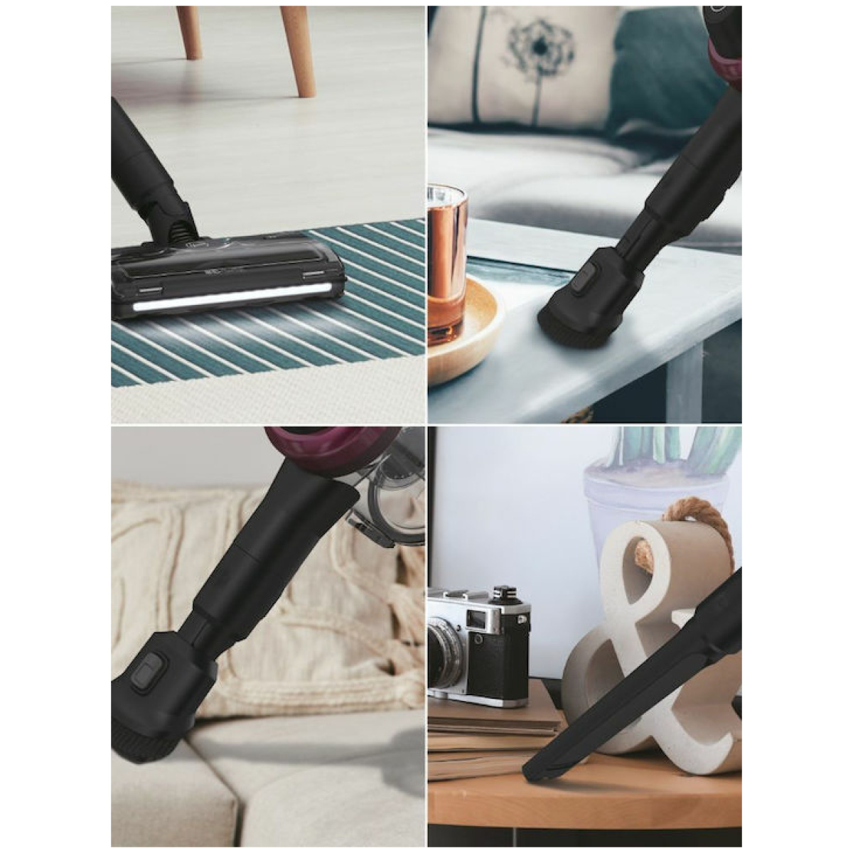 Hoover HF410H 011 Επαναφορτιζόμενη Σκούπα Stick & Χειρός 25.2V Μαύρη/Κόκκινη (ΕΩΣ 12 ΔΟΣΕΙΣ) - Image 2