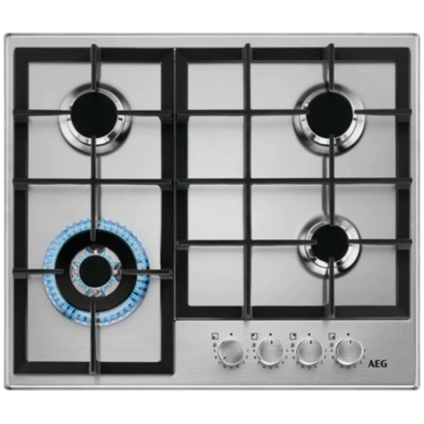 AEG HGB64420SM Εστία Υγραερίου Αυτόνομη 59.5x51εκ. ΕΩΣ 12 ΔΟΣΕΙΣ