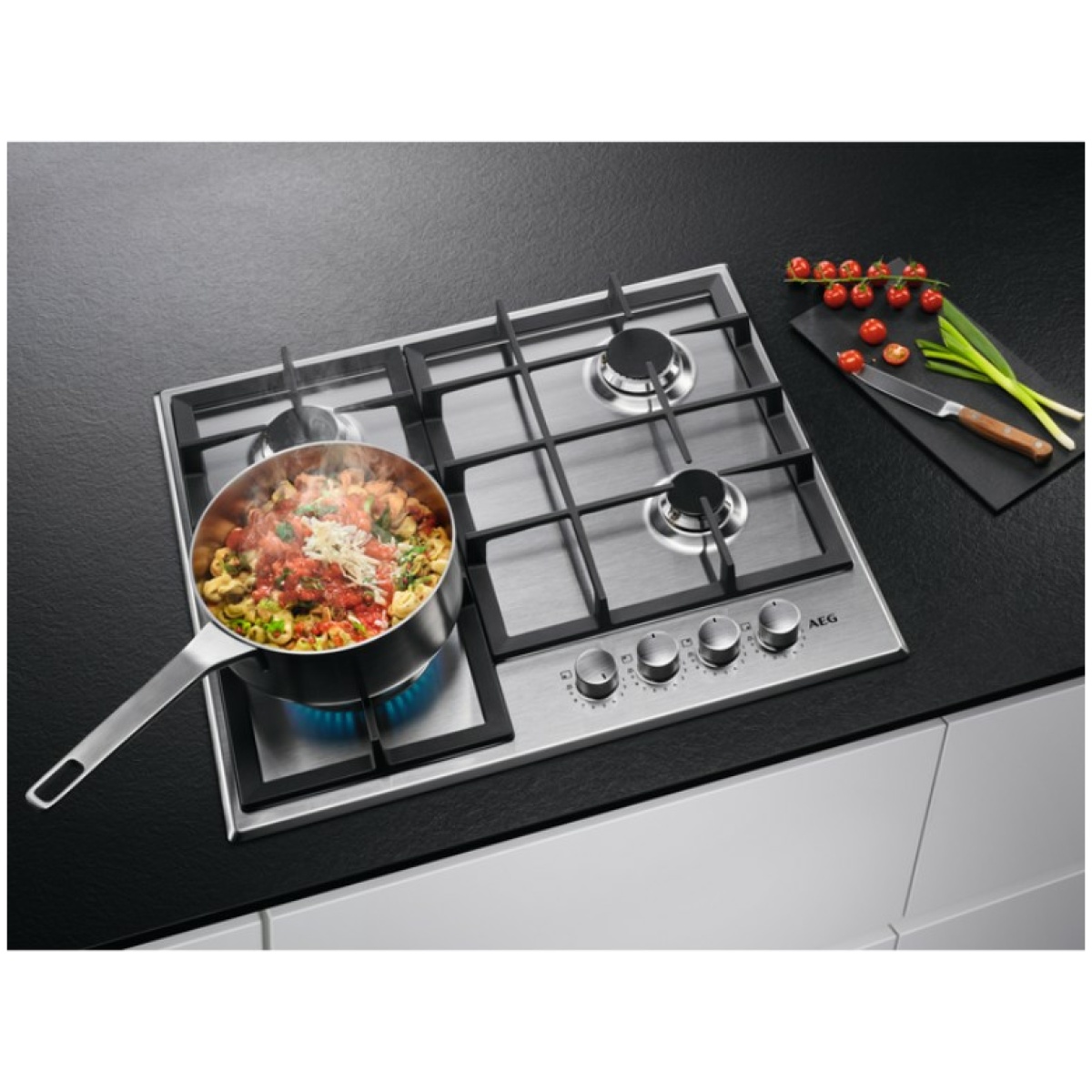AEG HGB64420SM Εστία Υγραερίου Αυτόνομη 59.5x51εκ. ΕΩΣ 12 ΔΟΣΕΙΣ - Image 3
