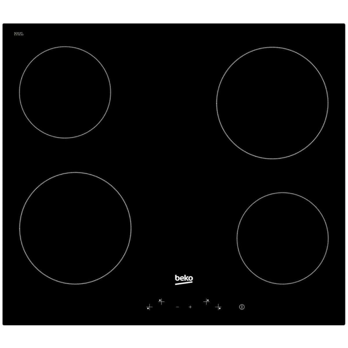 BEKO HIC64400E Κεραμική Εστία Αυτόνομη με Λειτουργία Κλειδώματος 58x51εκ. ΕΩΣ 12 ΔΟΣΕΙΣ - Image 1