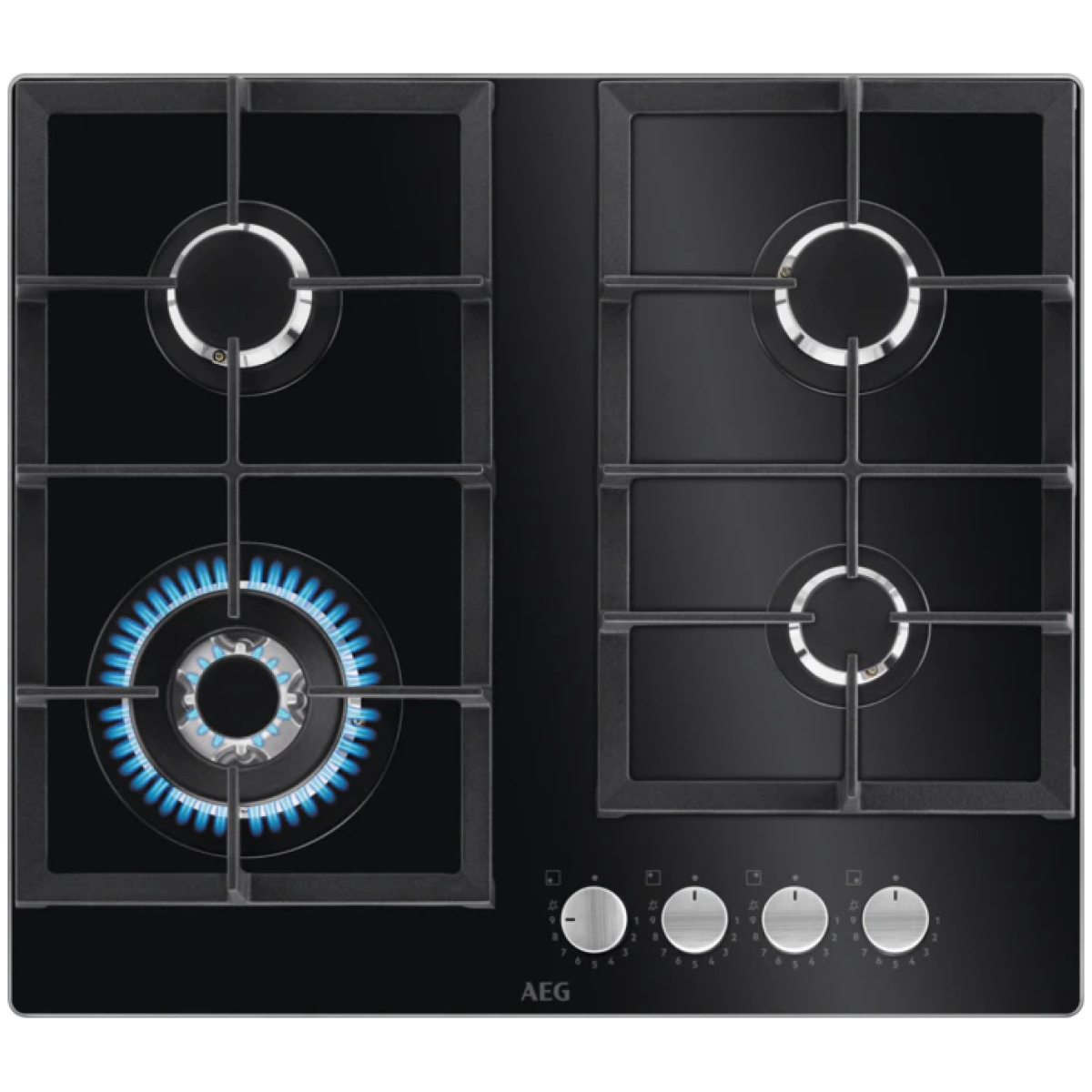 AEG HKB64420NB Εστία Υγραερίου Αυτόνομη 59x52εκ. ΕΩΣ 12 ΔΟΣΕΙΣ - Image 1