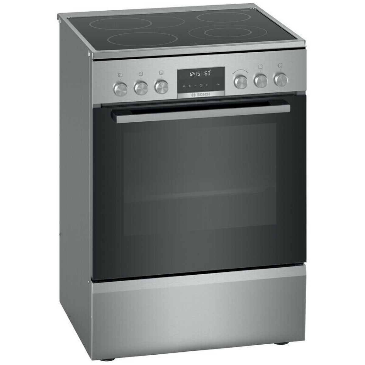 Bosch HKS79U250 Κουζίνα 63lt με Κεραμικές Εστίες Π60εκ. Inox (EΩΣ 12 ΔΟΣΕΙΣ) - Image 1