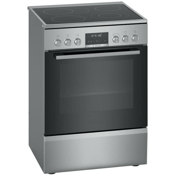 Bosch HKS79U250 Κουζίνα 63lt με Κεραμικές Εστίες Π60εκ. Inox (EΩΣ 12 ΔΟΣΕΙΣ)