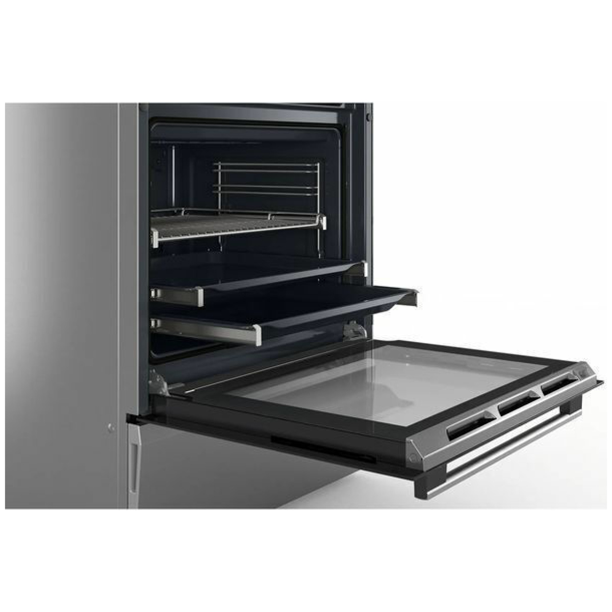 Bosch HKS79U250 Κουζίνα 63lt με Κεραμικές Εστίες Π60εκ. Inox (EΩΣ 12 ΔΟΣΕΙΣ) - Image 4