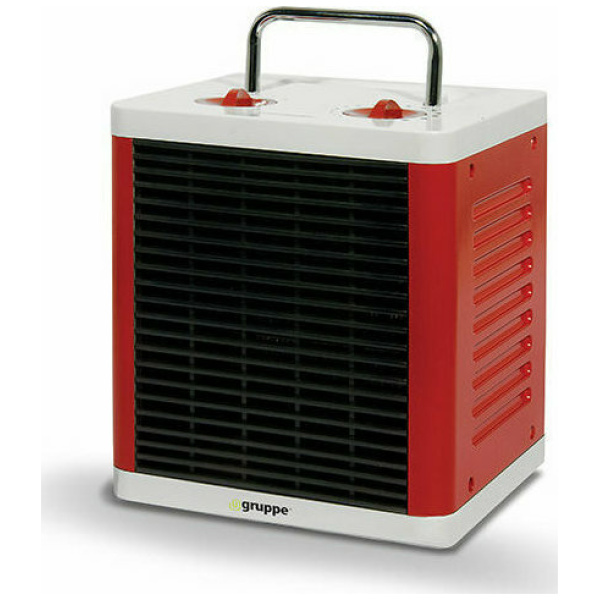 GRUPPE HL152 Αερόθερμο Δαπέδου 1500W Red - White ΕΩΣ 12 ΔΟΣΕΙΣ