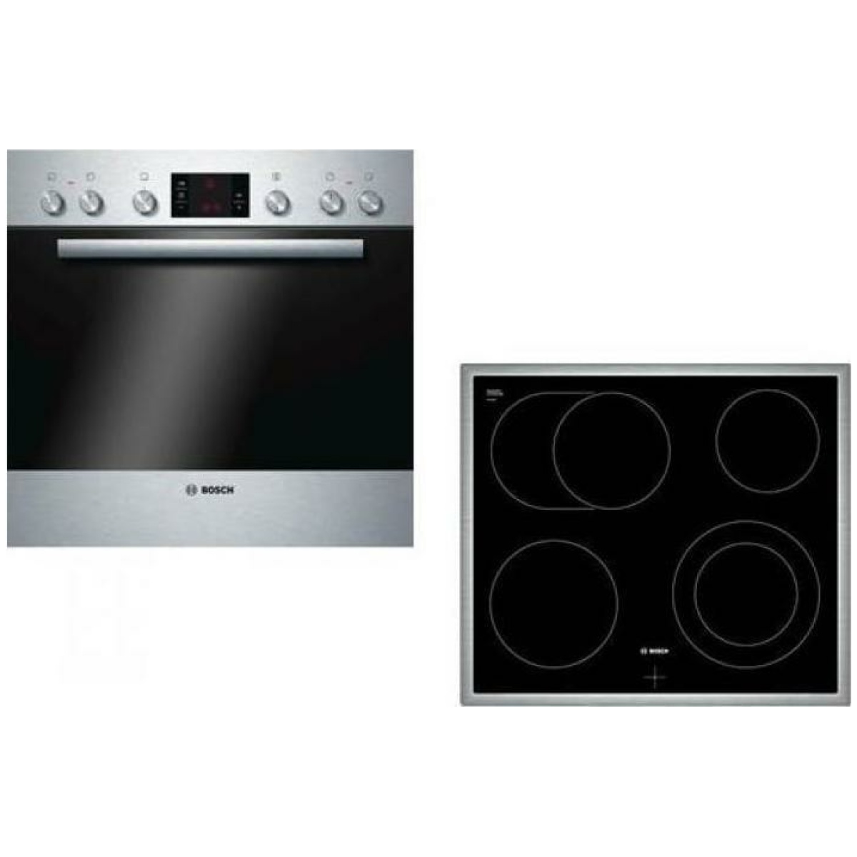 BOSCH (HND22PS51) HEA23B158 + NKN645G17 Κουζίνα Εντοιχιζόμενη με Κεραμικές Εστίες ΕΩΣ 12 ΔΟΣΕΙΣ - Image 1