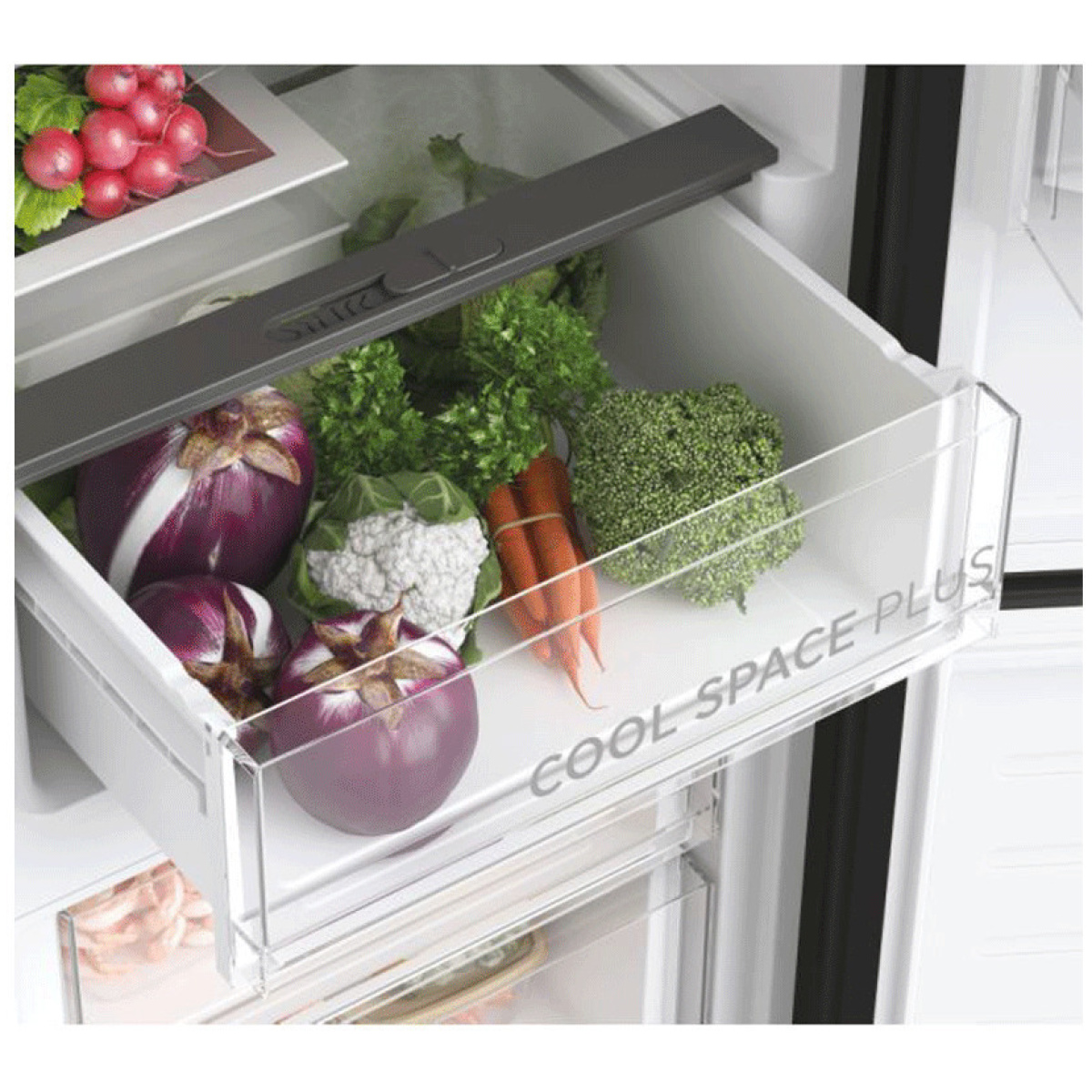 Hoover H-Fridge 500 HOCE4T618EB Ψυγειοκαταψύκτης NoFrost Υ185xΠ59.5xΒ65.8εκ. Μαύρος ΕΩΣ 12 ΔΟΣΕΙΣ - Image 4
