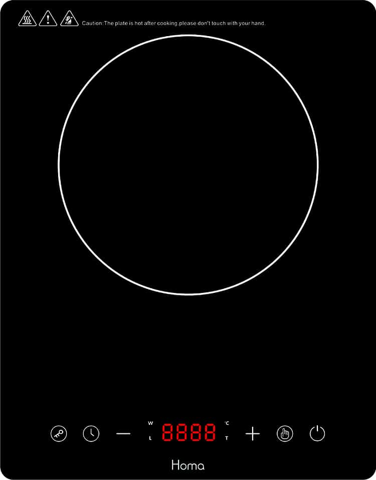 HP-2000SL1-14e.jpeg HOMA HP-2000SL Επιτραπέζια Εστία Επαγωγική Μονή Μαύρη 2000W ΕΩΣ 12 ΔΟΣΕΙΣ - Image 1