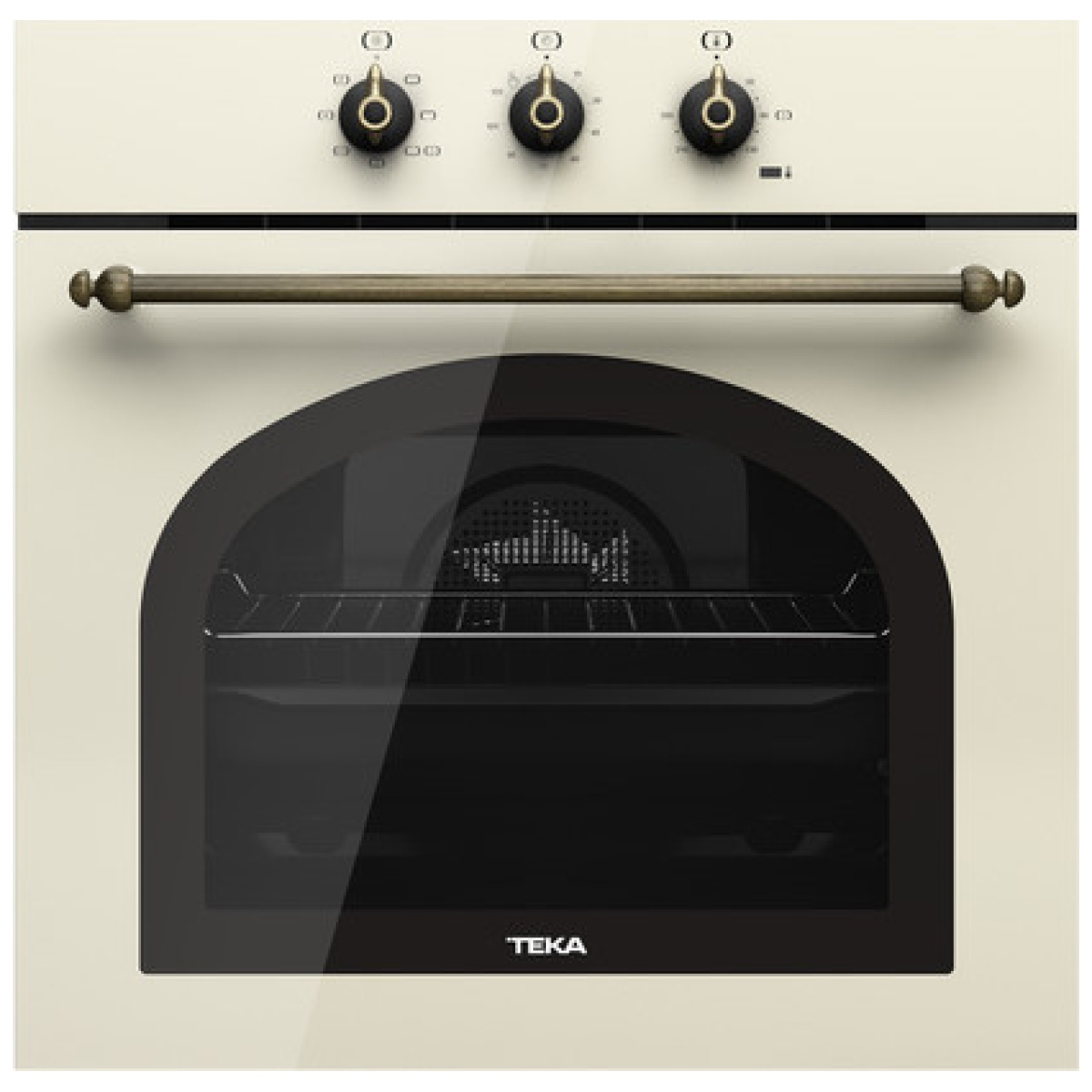 TEKA HRB 6100 VN Φούρνος Άνω Πάγκου RETRO Brass Vanilla 70lt ΕΩΣ 12 ΔΟΣΕΙΣ - Image 1