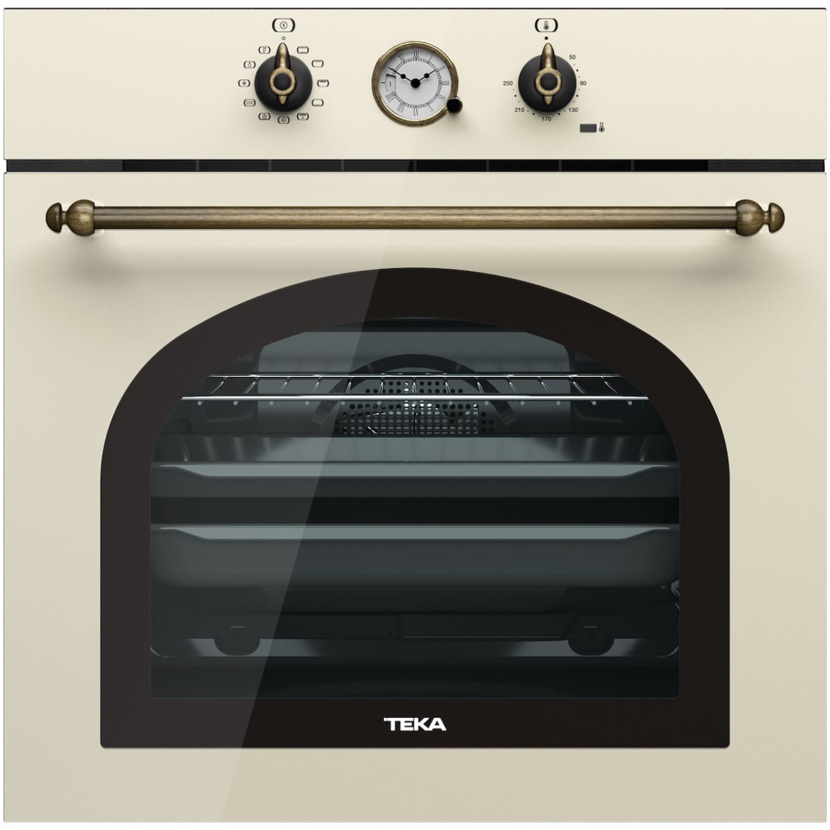 TEKA HRB 6300 VN Φούρνος Άνω Πάγκου RETRO Country Style Vanilla 70lt ΕΩΣ 12 ΔΟΣΕΙΣ - Image 1