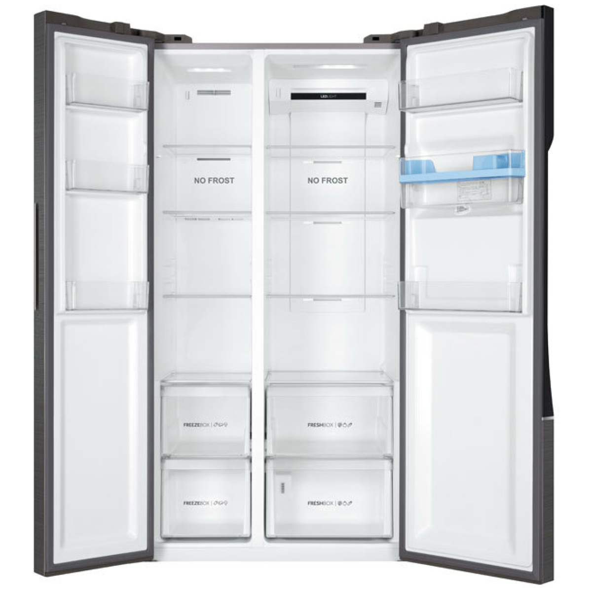 HAIER HSR 3918 Ψυγείο Ντουλάπα Side by Side NoFrost Inox E ΕΩΣ 12 ΔΟΣΕΙΣ - Image 2