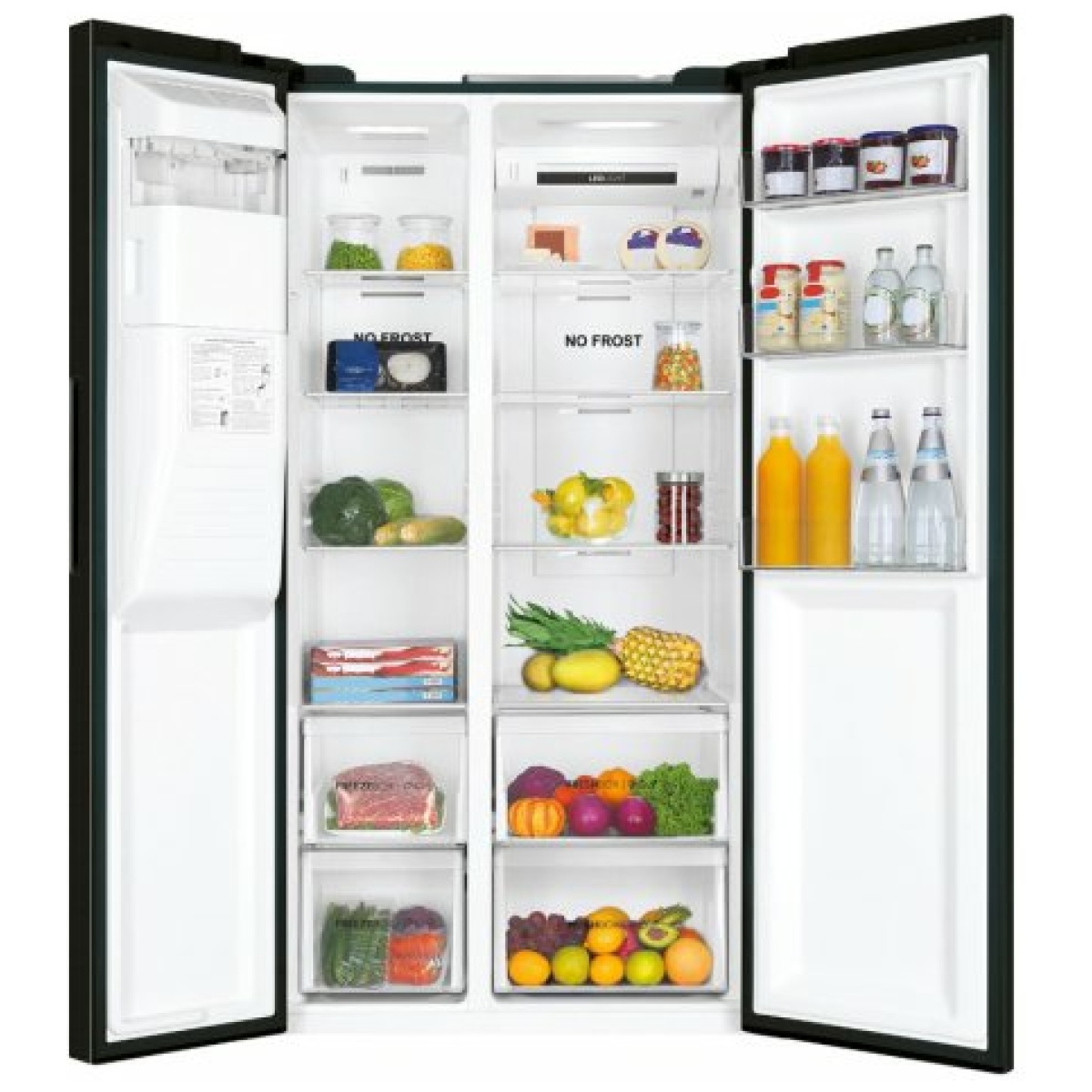 HAIER HSR3918FIPB Ψυγείο Ντουλάπα 515lt NoFrost Υ177.5xΠ90.8xΒ65.9εκ. Μαύρο ΕΩΣ 12 ΔΟΣΕΙΣ - Image 2