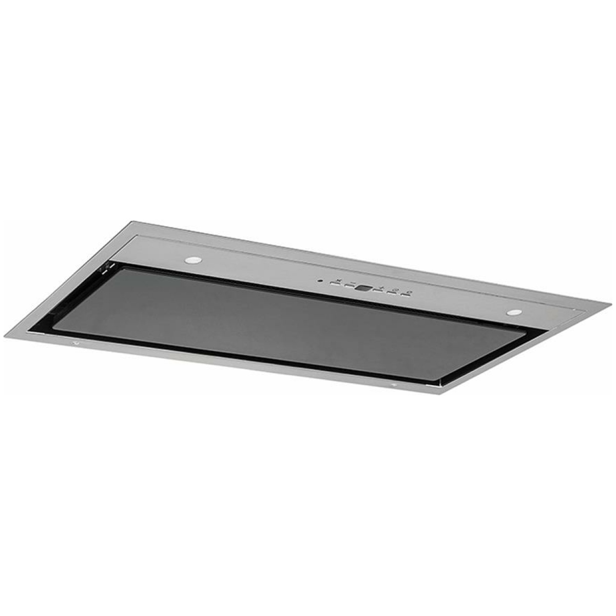 DAVOLINE INSIDE 060 IX BL Μηχανισμός Απορρόφησης 60cm Inox / Black ΕΩΣ 12 ΔΟΣΕΙΣ - Image 1