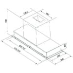 DAVOLINE INSIDE 060 IX BL Μηχανισμός Απορρόφησης 60cm Inox / Black ΕΩΣ 12 ΔΟΣΕΙΣ - Image 2