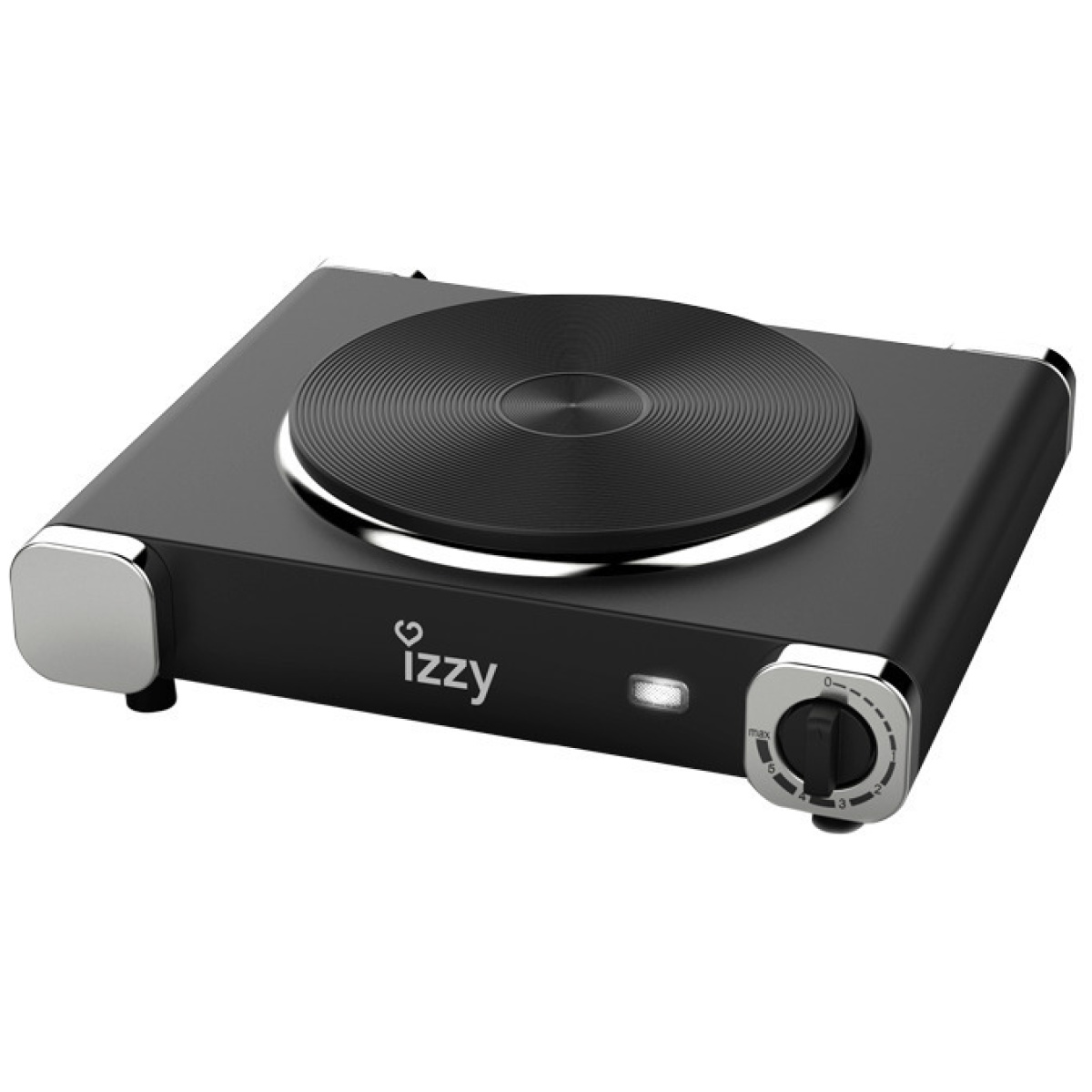 Izzy IZ-1202 Επιτραπέζια Εστία Εμαγιέ Μονή Μαύρη (ΕΩΣ 12 ΔΟΣΕΙΣ) - Image 1