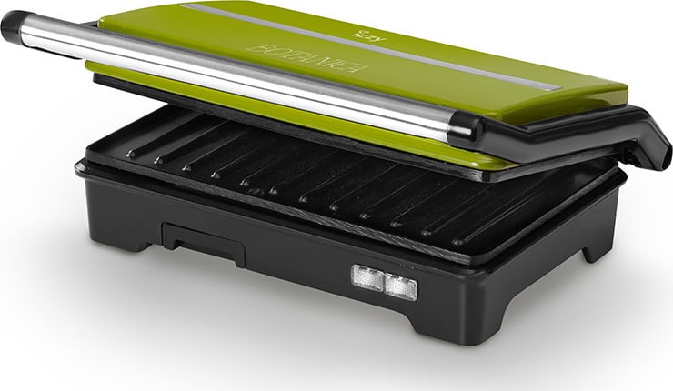 IZ-2005-GREEN_02-edb.jpeg IZZY Panini Botanica IZ-2005 Τοστιέρα για 2 Τοστ 800W Green ΕΩΣ 12 ΔΟΣΕΙΣ - Image 2